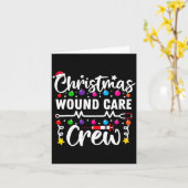 Christmas Wound Care Crew Nurse Xmas Nursing Rn Lp カード (黄色い花)