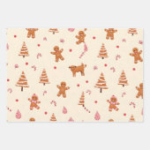 Christmas wrapping paper ラッピングペーパーシート (正面3)