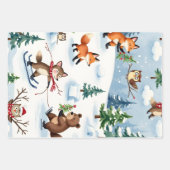 Christmas wrapping paper ラッピングペーパーシート (正面)