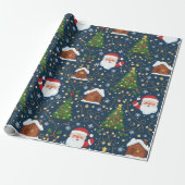 Christmas Wrapping Paper ラッピングペーパー (アンロールド)