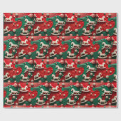 Christmas Wrapping Paper ラッピングペーパー (フラット)