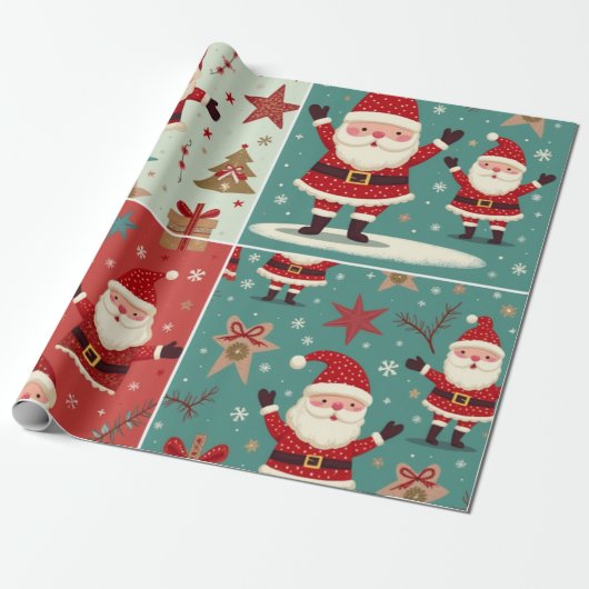 Christmas Wrapping Paper ラッピングペーパー (アンロールド)