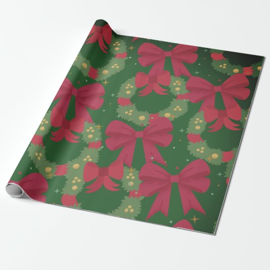 Christmas Wrapping Paper ラッピングペーパー (アンロールド)