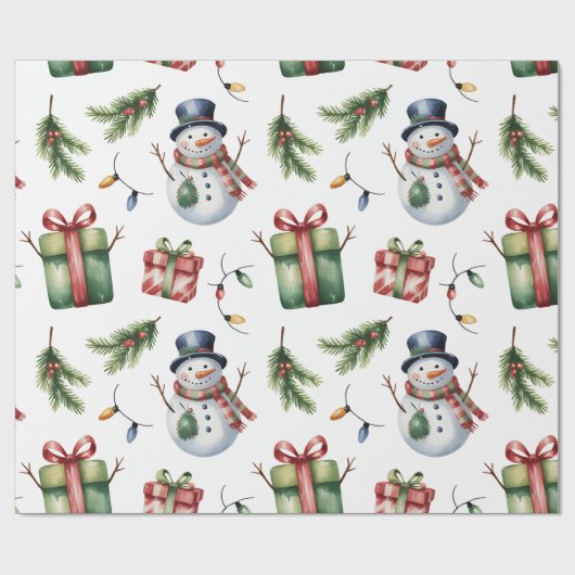 Christmas Wrapping Paper ラッピングペーパー (フラット)