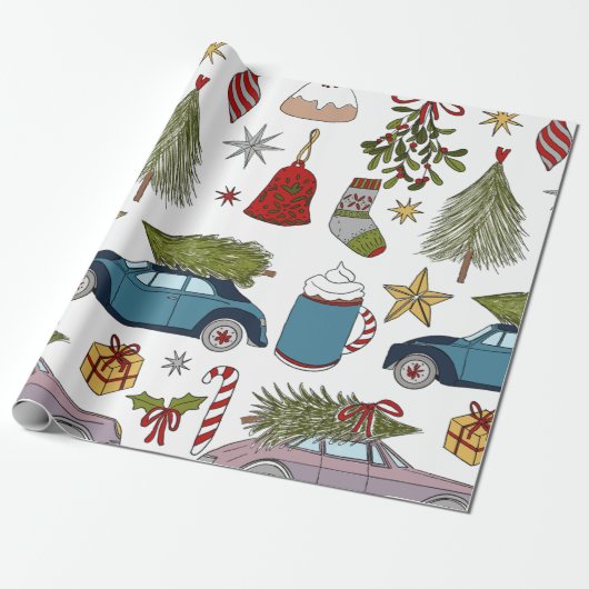 CHRISTMAS WRAPPING PAPER  ラッピングペーパー (アンロールド)