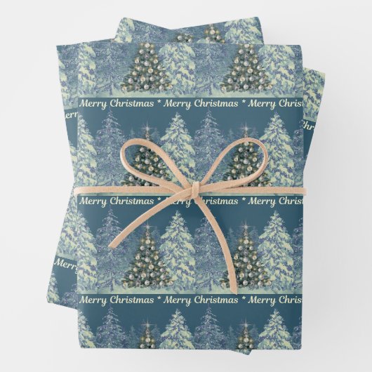 Christmas Wrapping Paper - Elegant and Festive ラッピングペーパーシート (インサイチュ)