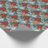 Christmas Wrapping Paper Festive Holiday Elegance  ラッピングペーパー (角)