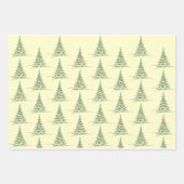 Christmas Wrapping Paper Flat Sheet Set of 3 ラッピングペーパーシート (正面)