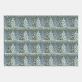 Christmas Wrapping Paper -Forest in Winter ラッピングペーパーシート (正面3)
