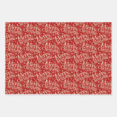 Christmas Wrapping Paper Multi-pack ラッピングペーパーシート (正面)