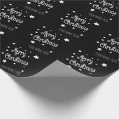 Christmas Wrapping Paper Personalize Name ラッピングペーパー (角)