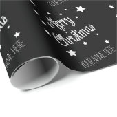 Christmas Wrapping Paper Personalize Name ラッピングペーパー (ロールコーナー)