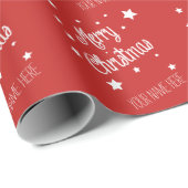 Christmas Wrapping Paper Personalize Name ラッピングペーパー (ロールコーナー)