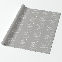 Christmas Wrapping Paper Personalize Name ラッピングペーパー