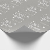 Christmas Wrapping Paper Personalize Name ラッピングペーパー (角)