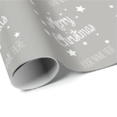 Christmas Wrapping Paper Personalize Name ラッピングペーパー (ロールコーナー)