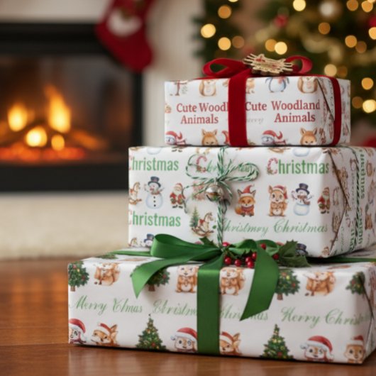 Christmas Wrapping Paper Set ラッピングペーパーシート