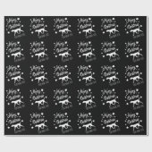 Christmas Wrapping Paper Vizsla Personalize Name ラッピングペーパー (フラット)