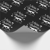 Christmas Wrapping Paper Vizsla Personalize Name ラッピングペーパー (角)