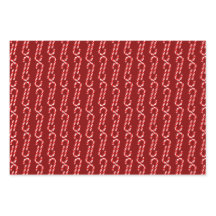 Christmas Wrapping Paper with Candy Canes 