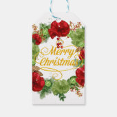 Christmas wreath ギフトタグ (裏面)