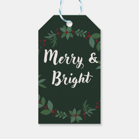 Christmas wreath ギフトタグ (裏面)