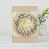 Christmas Wreath 招待状 (スタンド正面)