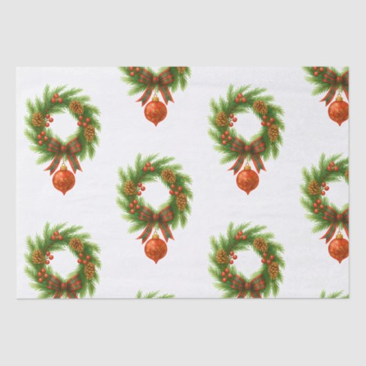 Christmas Wreath 薄葉紙 (正面)