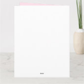 Christmas Wreath Leopard  カード (裏面)