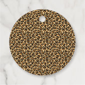 Christmas Wreath Leopard Crest Monogram フェイバータグ (裏面)