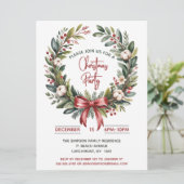 Christmas Wreath Party  招待状 (スタンド正面)