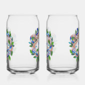 Christmas Wreath Soda Glass ガラス缶 (左)