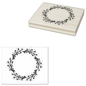 Christmas Wreath Stamp ラバースタンプ (押印)
