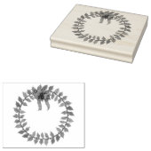 Christmas Wreath Stamp ラバースタンプ (押印)
