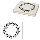 Christmas Wreath Stamp ラバースタンプ (押印)