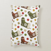 Christmas Wreaths アクセントクッション (裏面(縦))