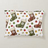 Christmas Wreaths アクセントクッション (裏面)