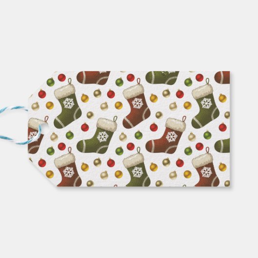 Christmas Wreaths ギフトタグ (裏面横)