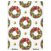 Christmas Wreaths クリップボード (裏面)