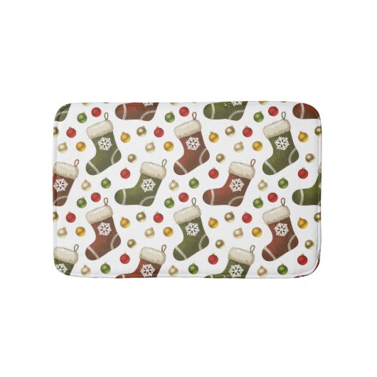 Christmas Wreaths バスマット (正面)