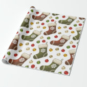 Christmas Wreaths ラッピングペーパー (アンロールド)