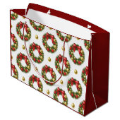 Christmas Wreaths ラージペーパーバッグ (裏面アングル)