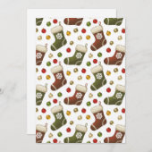 Christmas Wreaths 招待状 (正面/裏面)