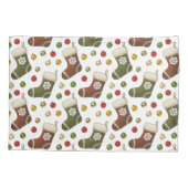 Christmas Wreaths 枕カバー (裏面)