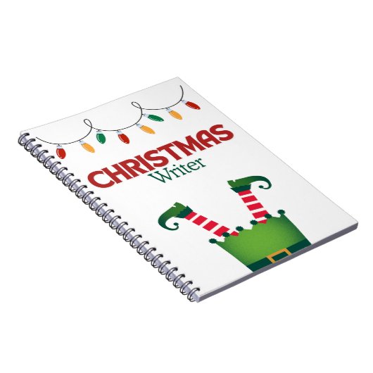 Christmas Writer Notebook -小妖精や小人 ノートブック (右側)