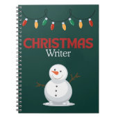 Christmas Writer Notebook -雪だるま ノートブック (正面)