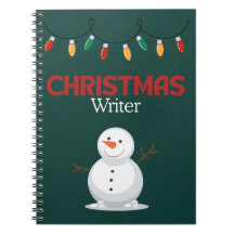 Christmas Writer Notebook -雪だるま