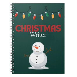 Christmas Writer Notebook -雪だるま ノートブック