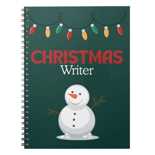 Christmas Writer Notebook -雪だるま ノートブック (正面)