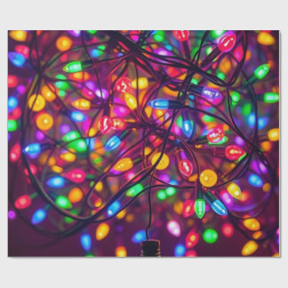 Christmaslight wrapping paper. ラッピングペーパー